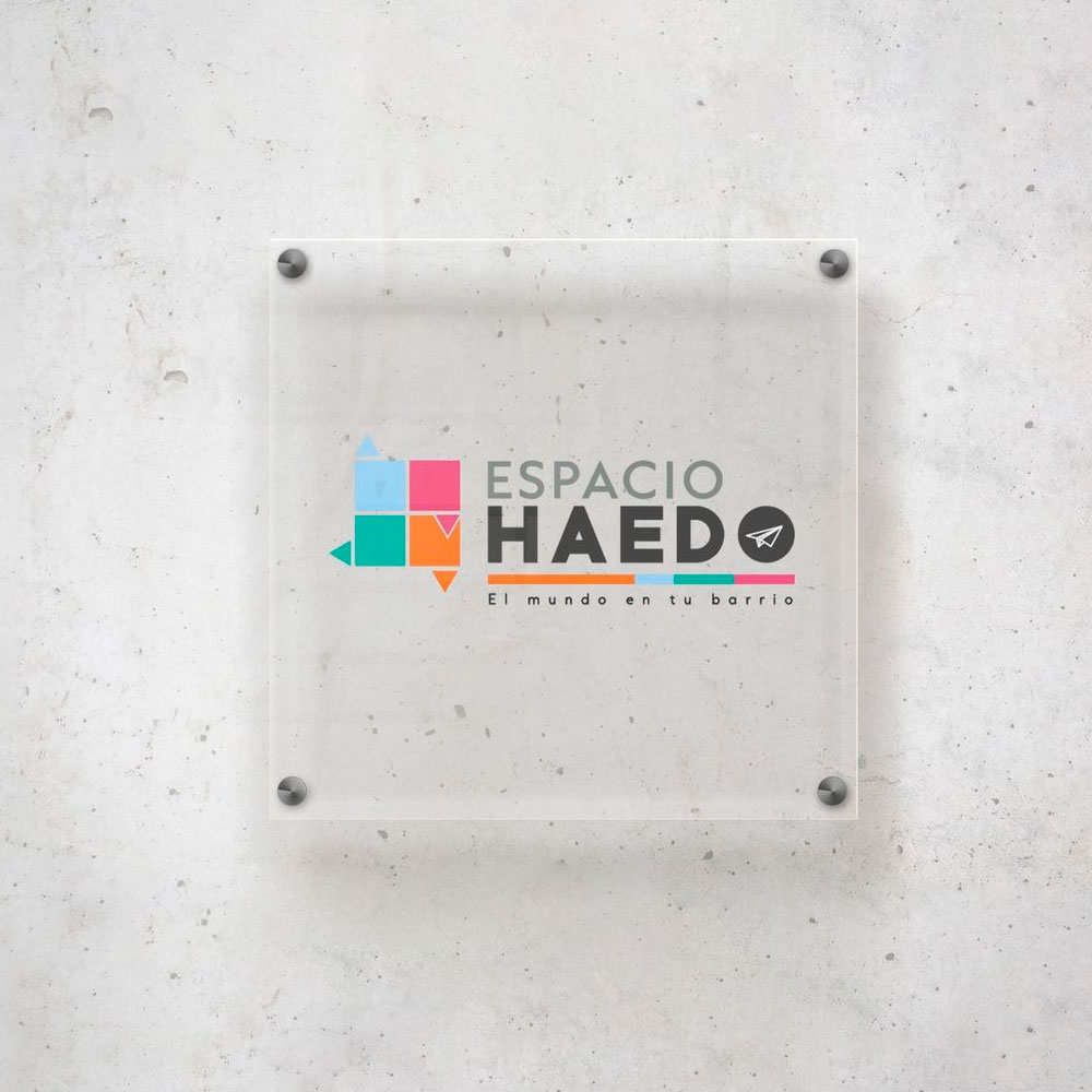 Placa en Acrílico Personalizada para Pared con Distanciadores | Letrero Corporativo - Image 2